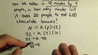 Direct Variation / Direct Proportion - Example 3