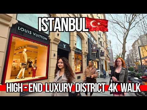 Istanbul Most Expensive Neighborhood: Nisantasi Luxury, High End Shops & Famous Cafes 4K Walk 2026