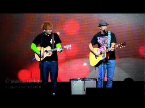 Ed Sheeran and Jason Mraz duet - Z100's Viewing Party - 12/7/12