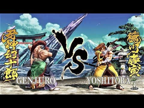 LEVEL 5 Genjuro Kibagami VS Yoshitora Tokugawa Samurai Shodown 2019 BATTLE TUTORIAL