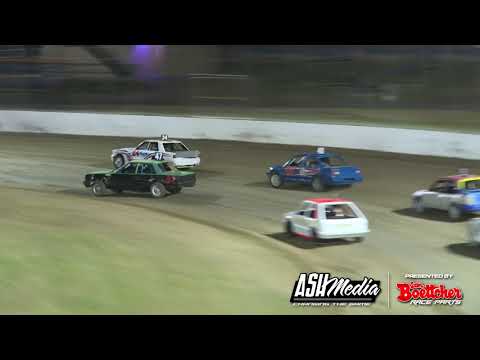 National 4's: Shane Laurie Rollover - Lismore Speedway