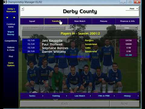 Championship Manager 01/02 - TRANSFER HACK?