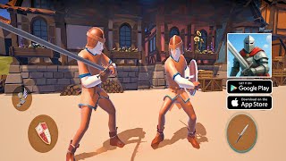 Sword Fight: Knight Arena Game (Android, iOS) Gameplay - Real-Time Sword Combat on Mobile! ⚔️🔥😱