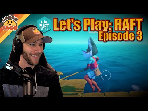 Let's Play: RAFT | Ep. 3 ft. Julien, Reid, and JasonSulli - chocoTaco Raft Survival Gameplay