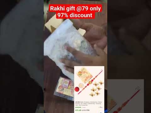 Archies rakhi gift 🎁 @79 rs 6 metal diya 🪔🪔🪔 #flipkartindia #review #flipkart #loot #rakhshabandan