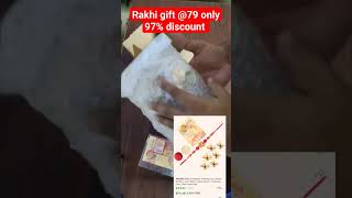 Archies rakhi gift 🎁 @79 rs 6 metal diya 🪔🪔🪔 #flipkartindia #review #flipkart #loot #rakhshabandan