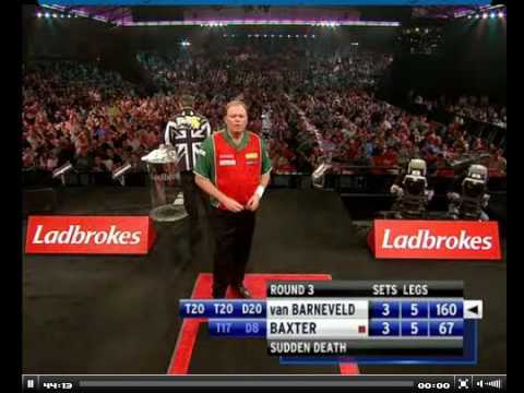 Raymond van Barneveld vs Ronnie Baxter - Part 11 - 2009 PDC World Championships (3rd Round)