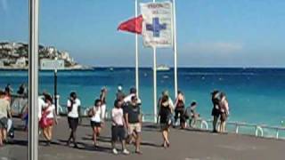 The Beach of the French Riviera - Nice, France - August 2008