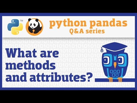 Why do some pandas commands end with parentheses (and others don't)?