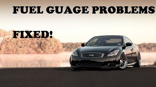 How to fix Nissan Infiniti fuel gauge problems!