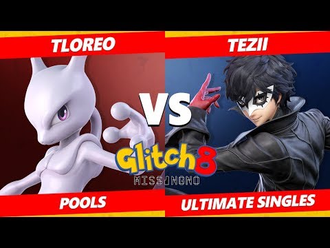 Glitch 8 SSBU - Sacred | Tezii (Joker) Vs. TLOrEo (Mewtwo) Smash Ultimate Tournament Pools