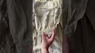Gold Pure Maysuri Hand Embellished Flared Gharara - Video 2