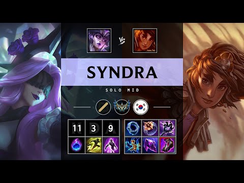 Syndra Mid vs Taliyah - KR Challenger Patch 25.11