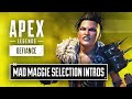 Mad Maggie Character Selection Intro Voicelines - Apex Legends Season 12