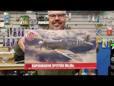 Airfix 1/24th Scale Mk.IXc Spitfire Unboxing!