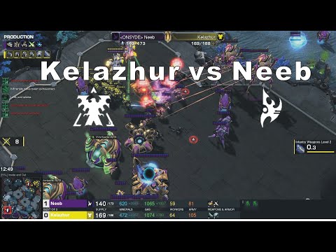 Starcraft II TSL 9 2022 Aug5 Kelazhur(T) v Neeb(P) Game 1 MAPS- [ESL] Inside and Out