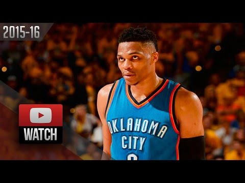 Russell Westbrook Full Game 1 Highlights at Warriors 2016 WCF - 27 Pts, 12 Ast