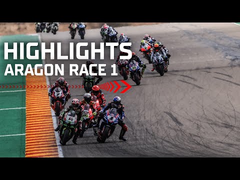 WorldSBK Race 1 Highlights | 2022 Aragon Round