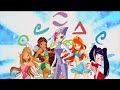 Magic Winx transformation but in W.I.T.C.H. style