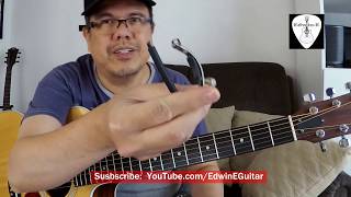 Video thumbnail for Paige Capo The Original for 6 String Acoustic Guitar Review Demo by Edwin-E