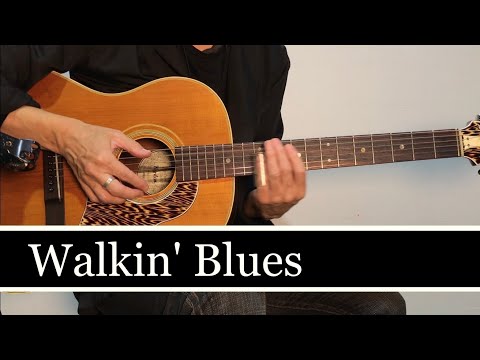 Walkin' Blues  / Clapton Style / OpenG Slide guitar  Blues guitar  lessons and tips
