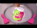 How To Make NUTELLA Ice Cream Rolls ASMR No Talking