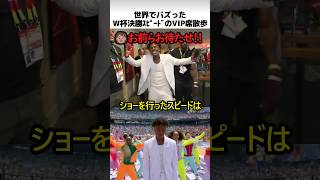 W杯決勝スピードのVIP席散歩