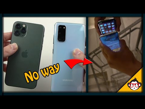 Experiment - Dropping Samsung Galaxy S20 vs iPhone 11 Pro - 200 Feet