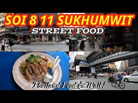 Comida de rua em Bangkok - Sukhumvit Soi 8-11 - Cenas 2023