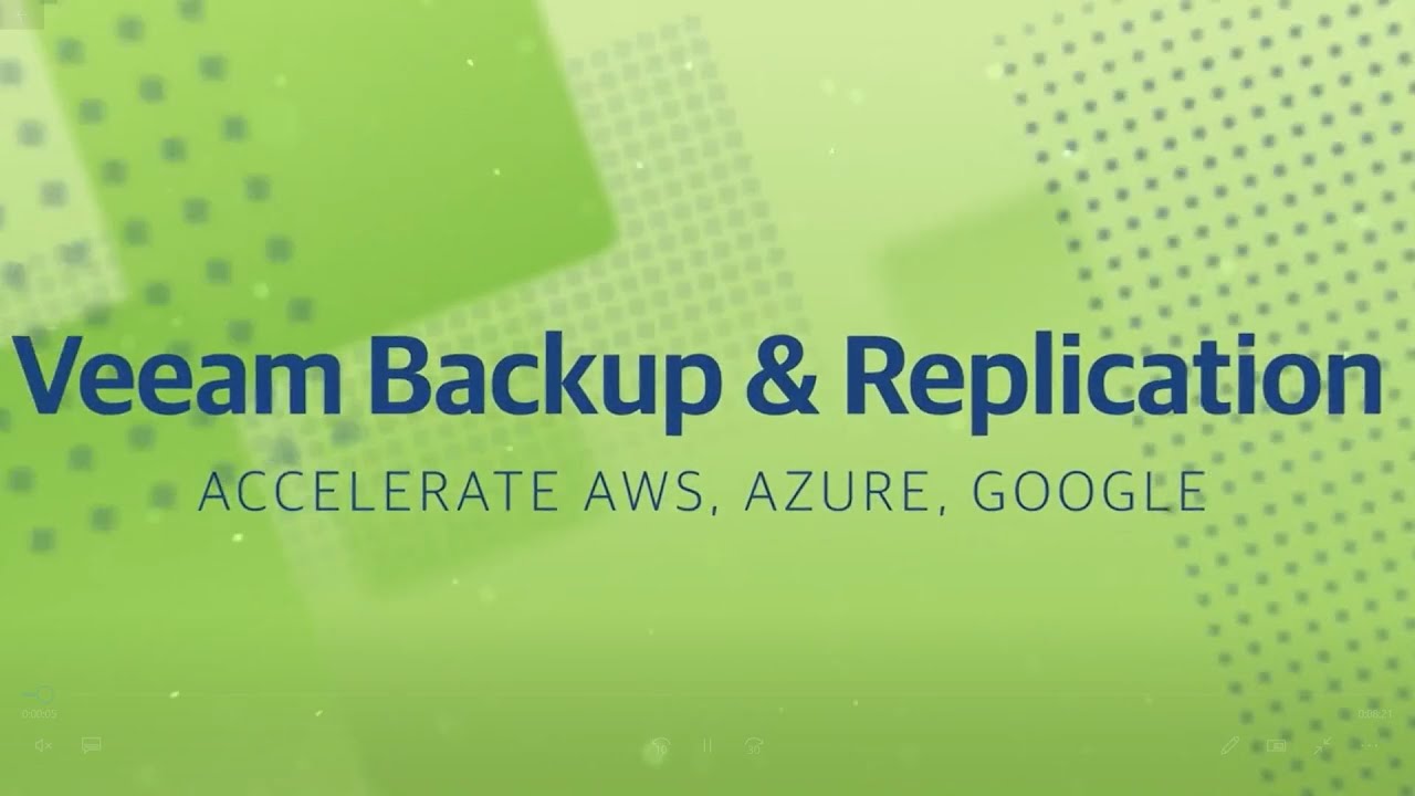 Veeam Backup & Replication v11a Demo Video — Cloud Updates video