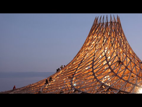 Galaxia Temple Build - Burning Man 2018