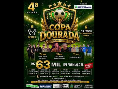 quarta etapa da Copa Dourada de Serra Nova Dourada Mato Grosso Território Sertanejo Serra Dourada FM