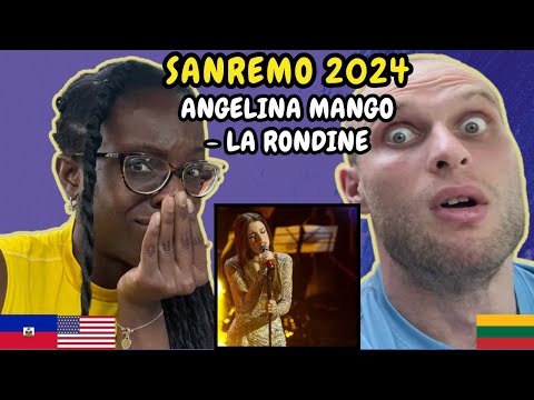 Angelina Mango - La Rondine Reaction (Italy 🇮🇹 SANREMO 2024) | FIRST TIME HEARING LA RONDINE