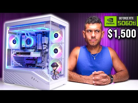 $1500 Gaming PC Build Guide - RTX 5060 TI 16GB Ryzen 7 7700X (w/ Benchmarks)