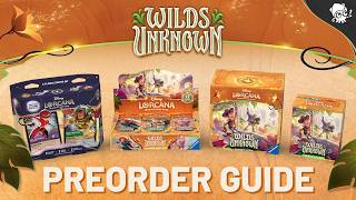 Disney Lorcana WILDS UNKNOWN Pre-Order Guide | Lorcana Set 12 Product Line Up!