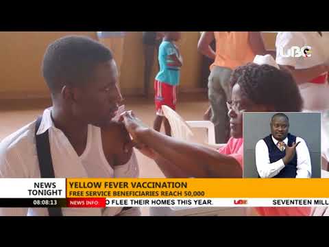 Free Yellow Fever vaccination in Uganda attracts over 50,000 beneficiaries #UBCTonight 7 Dec 2017