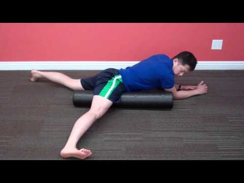 How to foam roll your inner thigh (adductor muscles)