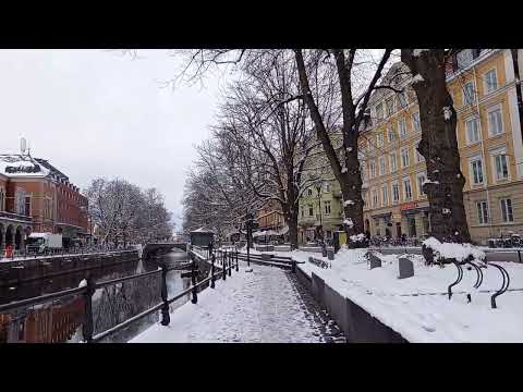 Uppsala walking tour. #winter #riverside #sweden #europe