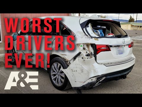 WORST Drivers Ever - Top 9 Moments | Road Wars | A&E