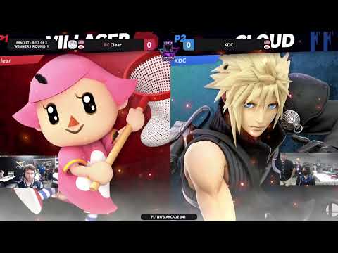 Flynn's Arcade 041 Winners Round 1 - Clear (Villager) Vs. KDC (Cloud) SSBU ULTIMATE
