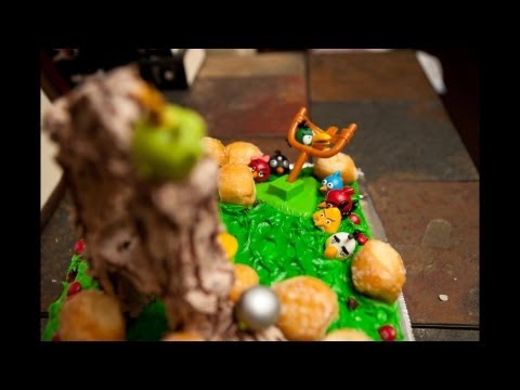 My Playable ANGRY BIRDS Birthday Cake Video