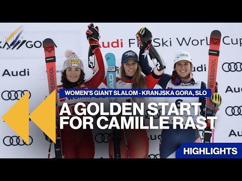 A Golden Start for Camille Rast | Highlights | FIS Alpine