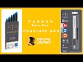 Parker Beta Neo Fountain Pen How To Use Cartridge Of Parker Official