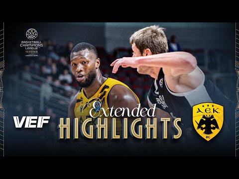 VEF Riga v AEK BC | Full Game Highlights | #BasketballCL 2025-26