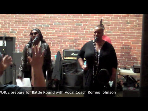 The Voice Battle Rounds Rehearsal Tarralyn vs Frenchie Now on @RomeoJohnsonTV