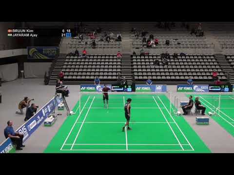 Match Point - Kim Bruun vs Ajay Jayaram - MS, SF - Belgian Int. 2021