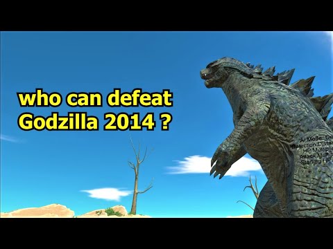 Who can defeat godzilla 2014 ? animal revolt battle simulator