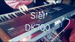 Video thumbnail for Siel DK 700 | Analog vintage Synth | HD AUDIO (1986) by Alberto Napolioni