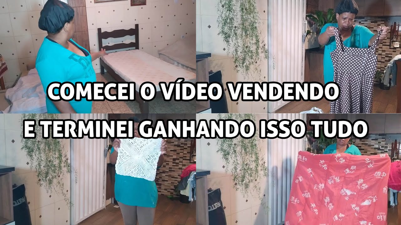 Comecei o vídeo vendendo e terminei ganhando isso tudo