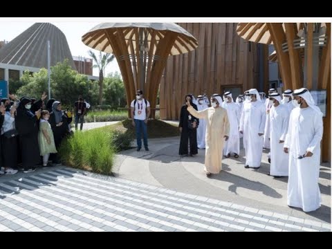 His Highness Sheikh Mohammed bin Rashid Al Maktoum - Mohammed bin Rashid visits Alif - The Mobility Pavilion and Hungary Pavilion at Expo 2020 Dubai